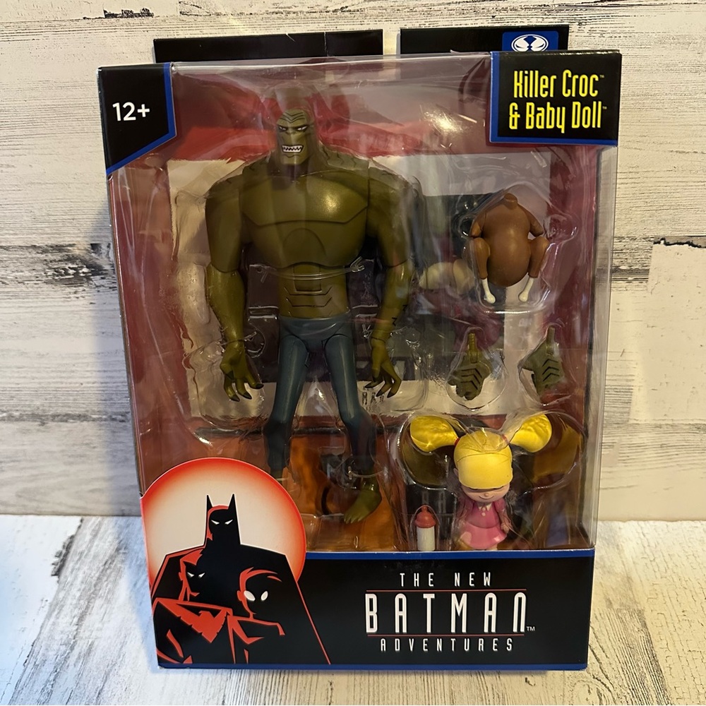 The New Batman Adventures Killer Croc & Baby Doll Action Figure NEW